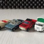 Matchbox, Majorette, 4 darab, játék autó, IFA, Jaguar, BMW fotó