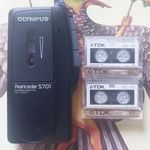 OLYMPUS S701 MICROCASSETTE RECORDER DIKTAFON WALKMAN MINI KAZETTÁS MAGNÓ OLYMPUS S701 fotó