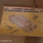 20. A személygépkocsi elektromos berendezései szemléltető tábla fotó