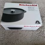 Kitchen Aid ovális öntöttvas, tűzálló tál, lábas, edény 5.6l fotó