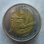 ÉSZT BIMETÁL PRÓBA NAGY 2 EURO, 2003. 1 DB. fotó