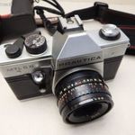 PRAKTICA MTL5 B FÉNYKÉPEZŐGÉP ANTIK RÉGI GYŰJTŐKNEK PENTAFLEX 50 MM OBJEKTíV fotó