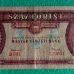 100 FORINT 1962 MAGYAR PAPÍRPÉNZ VF+ fotó