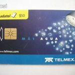 Mexikói Telmex ladatel $50 telefonkártya fotó