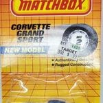 MATCHBOX MB2 Chevrolet Corvette Grand Sport hosszúkártyás bliszterben fotó