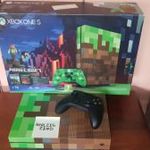 xbox one S minecraft kiadás 1tb dobozában fotó