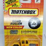 MATCHBOX MB40 Road Roller úthenger hosszúkártyás bliszterben fotó