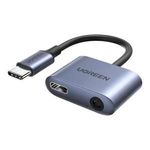 UGREEN CM231 USB-C -> mini jack 3.5mm audio adapter (60164) (ugr60164) fotó