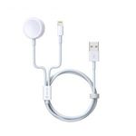 Devia 2in1 Apple Lightning - és Apple Watch töltő adatkábel USB csatlakozóval fotó