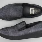 FITFLOP csillogó, bőr belebújós cipő, 37, 5 / 38 fotó