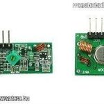 315 Mhz RF adóvevő, transmitter and receiver 1 pár fotó