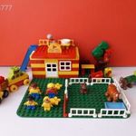 Eredeti LEGO DUPLO farm bolttal állatok alaplap ember autó kiegészítők csomag ! 85db-os fotó