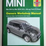 Mini One, Cooper, Cooper S javítási könyv (2014-2018) Haynes fotó