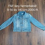 F&F lány farmerkabát 9-10 év 140 cm fotó