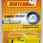 MATCHBOX MB45 Snow Plow hókotró hosszúkártyás bliszterben fotó