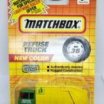 MATCHBOX MB36 Refuse Truck hosszúkártyás bliszterben fotó