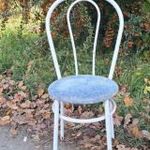 Vintage konyhai szék – fehér Thonet jellegű. fotó