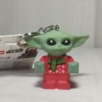 LEGO kulcstartó Baby Yoda ünnepi világítós LED-Lite fotó