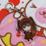 Date A Live Anime Kulcstartó 6 cm Kurumi Tokisaki fotó