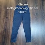 Sötétkék melegítőnadrág 140 cm fotó