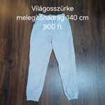 Világosszürke melegítőnadrág 140 cm fotó