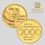 2011 Clark Ádám arany 5000 FORINT PRÓBAVERET (RR! 10 db vert pld!) ( PR11) fotó