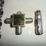 UHF tévé 5-900MHz splitter és PF-85 szűrő fotó