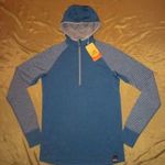 Új ! 63 ezres ISOBAA SUPER FINE MERINO GYAPJÚ férfi outdoor felső / hoodie - M fotó