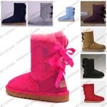 Új Ugg Bailey Bow Boot Női Gyerek Unisex Szőrös Csizma Bakancs Bokacsizma 36-41 fotó