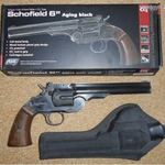 Schofield -"ASG" gyártású, "S & W"-cal: 4, 5mm /0, 177" CO2 légpisztoly.(Air Gun) fotó