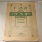 retro kotta F.Liszt Legendes pour Piano fotó