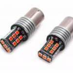 LED izzó 12V BAY15d 15 SMD piros 21/5W CANBUS - TruckerShop fotó