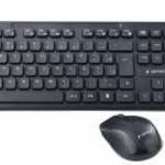 Gembird KBS-WCH-03 Wireless Keyborad Combo Black US fotó