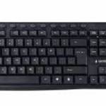 Gembird KB-UM-107 Multimedia Keyboard Black US fotó