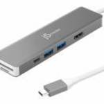 j5create JCD390-N 4K60 Elite USB-C Docking Station Silver fotó