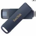 Sandisk 64GB Phone Drive USB3.2 Type-C Metallic Sky fotó