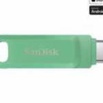 Sandisk 64GB Dual Drive Go USB3.2 Type-C Absinthe Green fotó