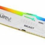 Kingston 32GB DDR5 6000MHz Fury Beast RGB White fotó