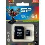 Silicon Power MicroSD kártya - 64GB microSDXC Elite UHS-1 U1 + adapter - SILICON POWER fotó