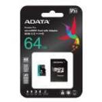 ADATA 64GB Micro SDXC UHS-I Adapter fotó