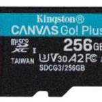 KINGSTON 256GB microSDXC Canvas Go Plus fotó