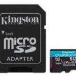 KINGSTON 512GB microSDXC Canvas Go Plus fotó