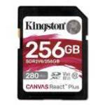 KINGSTON 256GB Canvas React Plus SDXC fotó