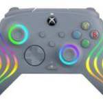 PDP Afterglow Wave, Xbox Series X|S, Xbox One, PC, RGB LED Lighting, Szürke, Vezetékes kontroller fotó