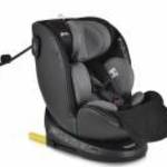 Cangaroo Castor I-Size 360°-ban forgatható ISOFIX gyermekülés, hangjelzéssel (40-150 cm) - Szürke fotó