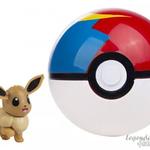 Pokemon labdába zárható mini Eevee figura fotó