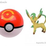 Pokemon labdába zárható mini Pokemon figura Leafeon fotó