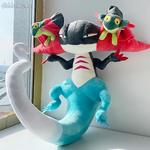 Dragapult Doraparuto Pokemon plüss 45 cm fotó