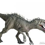 Jurassic World Indominus Rex dinoszaurusz figura 30 cm fotó