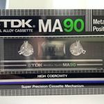 TDK MA 90 1982 metal Japan market bontatlan, új magnókazetta, audio kazetta fotó